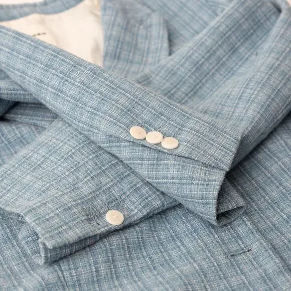 Sandro Nars Blue Tweed Blazer - Picture 11 of 11